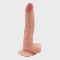 Ozzy Realistic Dildo with Suction Cup, PVC, Flesh, 17.5 cm