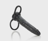 Anal Dildo for Double Penetration, Silicone, 15.7 cm, Guilty Toy