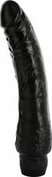 Multispeed Penetrating Pleasures Vibrator, PVC, Black, 21 cm