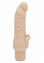 Seven Creations Silicone Classic with Clit Stim 19cm Flesh