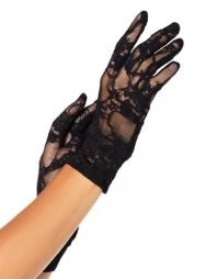 Stretch Lace Wrist Gloves
