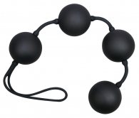 Four Black Velvet Balls