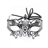 Decorative Metal Eye Mask with Rhinestone