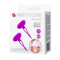 Pretty Love Bancroft Silicone Vibrating Nipple Clamps