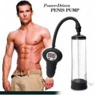 Electric vacuum penis pump pressure control led monitor