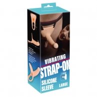 You2Toys Vibrating Srap-On Silicone Sleeve 19 cm