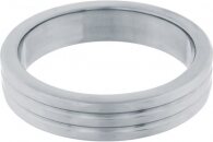 Cockring Stainless Steel Ribbed 40 mm