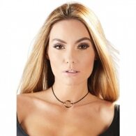 Cottelli Collection Choker with Ring Black