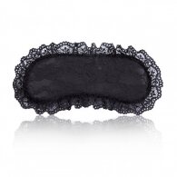 Naughty Toys Black Lace-Satin Blindfold