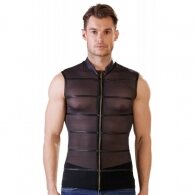 Powernet Sleeveless Shirt With Wetlook Stripes