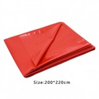 Μεγάλο διπλό κόκκινο προστατευτικό σεντόνι κάλυμμα 2 Χ 2,2 M