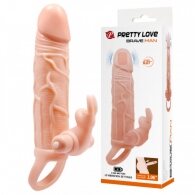 Προσθετικό μεγέθυνσης πέους με δόνηση Pretty Love Brave Man