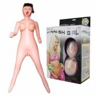 Finnish Girl Inflatable Sex Doll with Vibration &amp; Voice