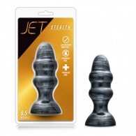Jet Stealth Carbon Metallic Black Anal Plug 16 cm