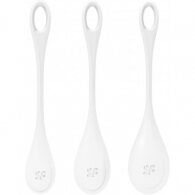 Satisfyer Yoni Power 1 Kegel Balls WHITE 3-PIECE SET