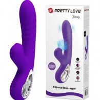 Pretty Love Jersey Sucking & Vibrating Rabbit Purple