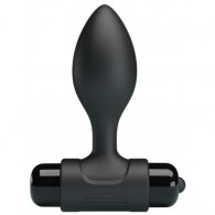 Pretty Love Vibra Butt Plug Black 8,5cm