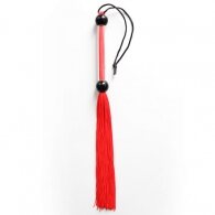 Naughty Toys Red SIlicone Flogger 36cm