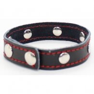 Ρυθμιζόμενο Δερμάτινο Δαχτυλίδι Πέους Naughty Toys