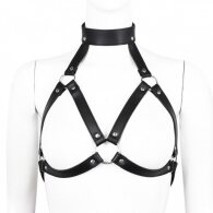 Naughty Toys Fetish Fashion Leather Body Chest Strap Harness Bra