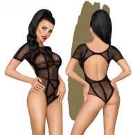 Penthouse Be Mine Mesh Teddy Black