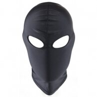 Naughty Toys Black Two Holes Bondage Hood SMALL