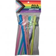 Χρωματιστά Καλαμάκια με Φιγούρα Πέους