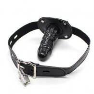 Φίμωτρο  με ντίλντο σιλικόνης 10 x Ø 3 εκ