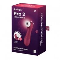 Satisfyer Pro 2 Generation 3 with Liquid Air Technology Red