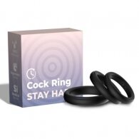 TOYBOY STAY HARD TRIPLE silicone ring set 3 L