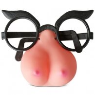 Tits shape nose with Eye-glasses