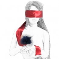 NAUGHTY TOYS Bondage kit feather tickler with blindfold