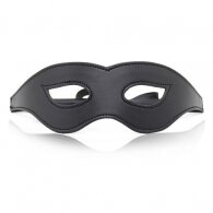 NAUGHTY TOYS Bondage domino black faux leather eye mask