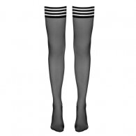 Cottelli Collection Stay-Ups Stockings Black