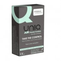 Uniq Air Female Latex Free Condoms pack of 3