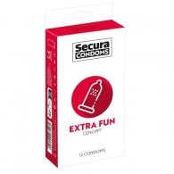 Secura Condoms Extra Fun pack of 12