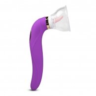 8 Speeds Purple Color Clitoral Sucking & Licking Vibrator