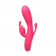 12-Speed Red Color Silicone Rabbit Vibrator Type II