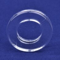 4.3 CM Clear Color Smooth Stretchy Cock Ring
