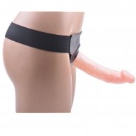 Flesh Color Hollow Strap On Dildo