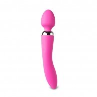 Pink Dual Rechargeable Wand Massager 23 cm