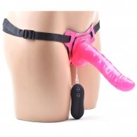10 Function G-Spot Vibrating Curved Dildo with Harness