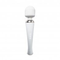 White Color 20-Mode Whisper Quiet Wand Massager (USB Recharging)