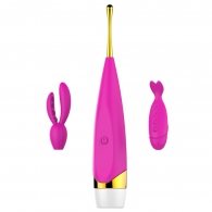 Pink 12-Speed Rechargeable High Frequency Vibrator  18 cm