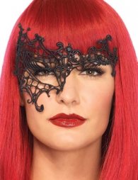 Enchanting Black Lace Eye Mask