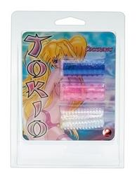 You2Toys Tokio Silicone Cock Rings Blue / Pink / White
