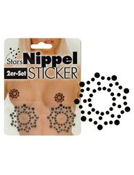 Cottelli Collection Nipple Stickers Star Black