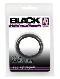 You2Toys Black Velvets Cock Ring 3.8cm