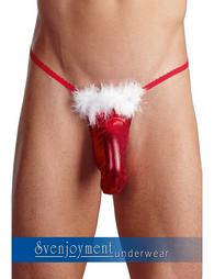 Svenjoyment Underwear Christmas String Red