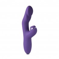 10-Speed Purple Silicone G-Spot Vibrator/Clitoral Massager